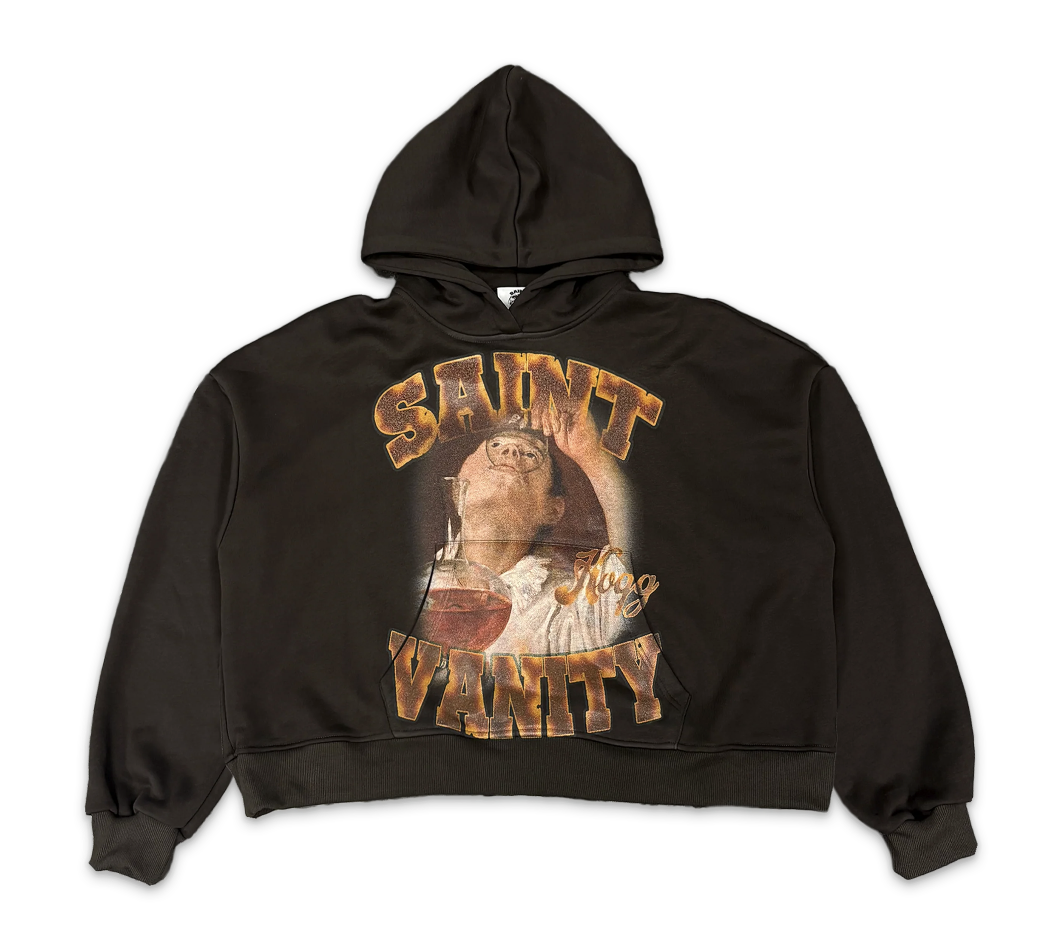Saint Vanity Hourglass Hoodie Black