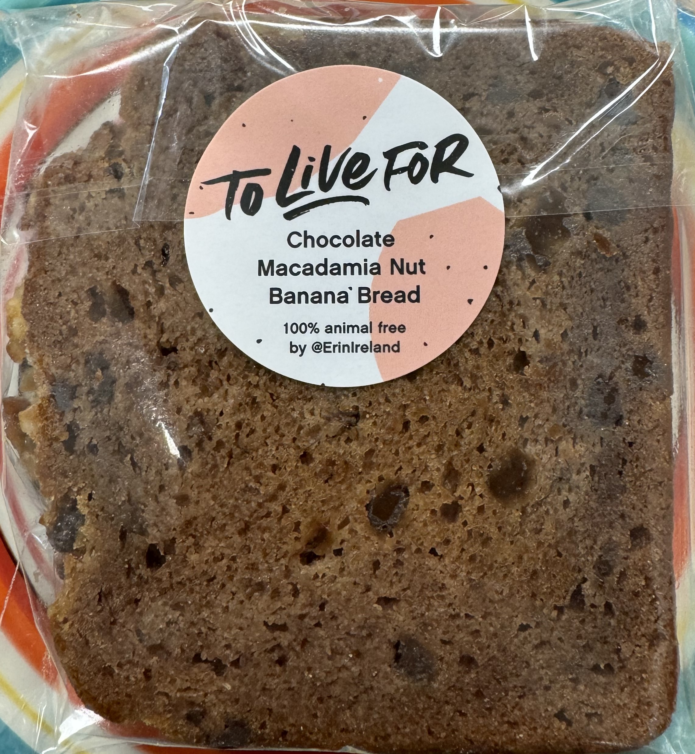 Chocolate Macadamia Nut Banana Bread Loaf