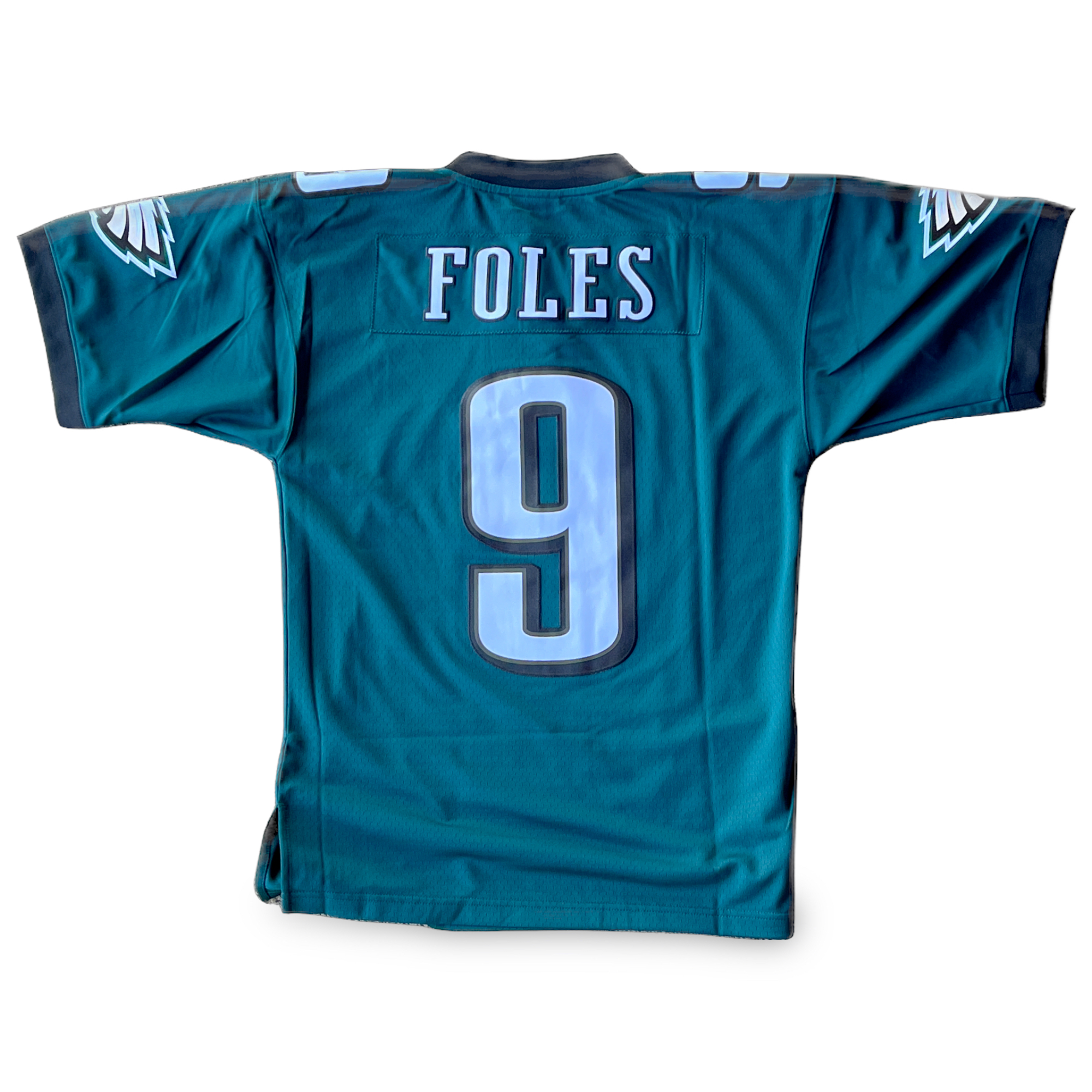 Philadelphia Eagles 2017 Nick Foles #9 Mitchell and Ness Midnight Green Jersey