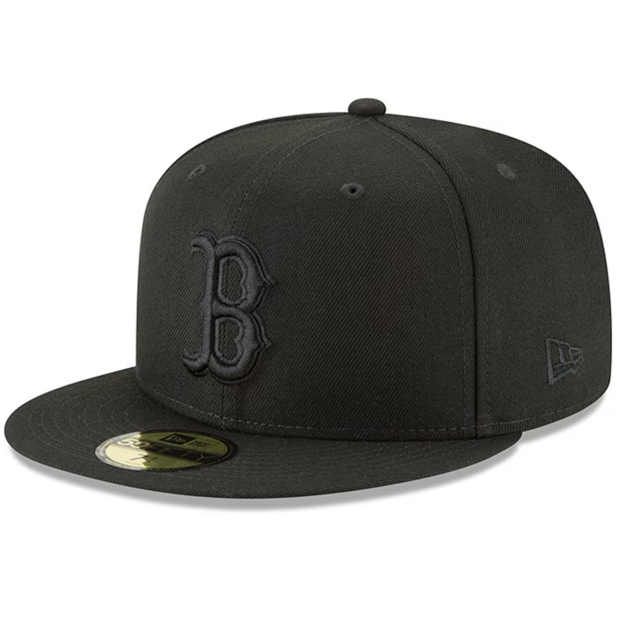 Boston Red Sox New Era 59FIFTY Blackout Hat