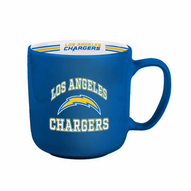 Los Angeles Chargers Team Stripe Design Coffee Mug 15oz