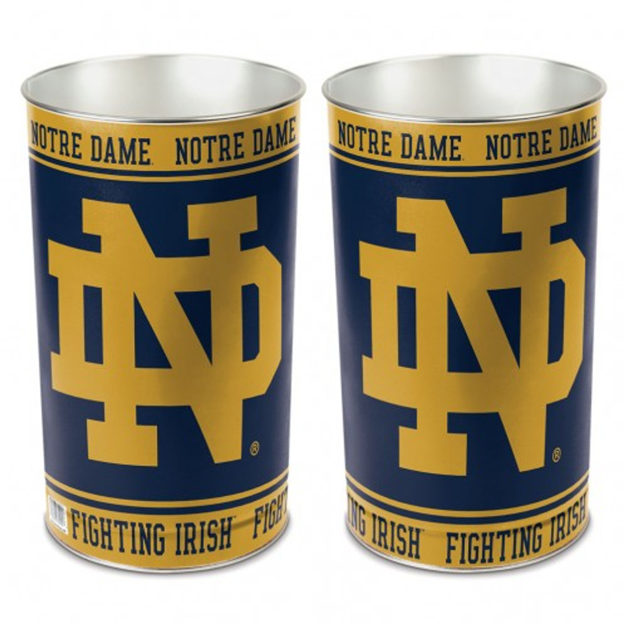 Notre Dame Fighting Irish 'ND Logo' Wastebasket 15"