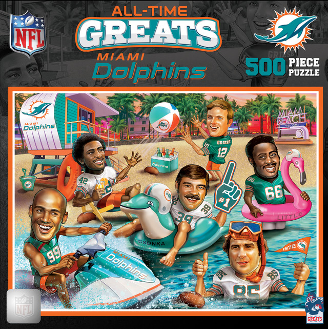 Miami Dolphins All-Time Greats Puzzle 500ct