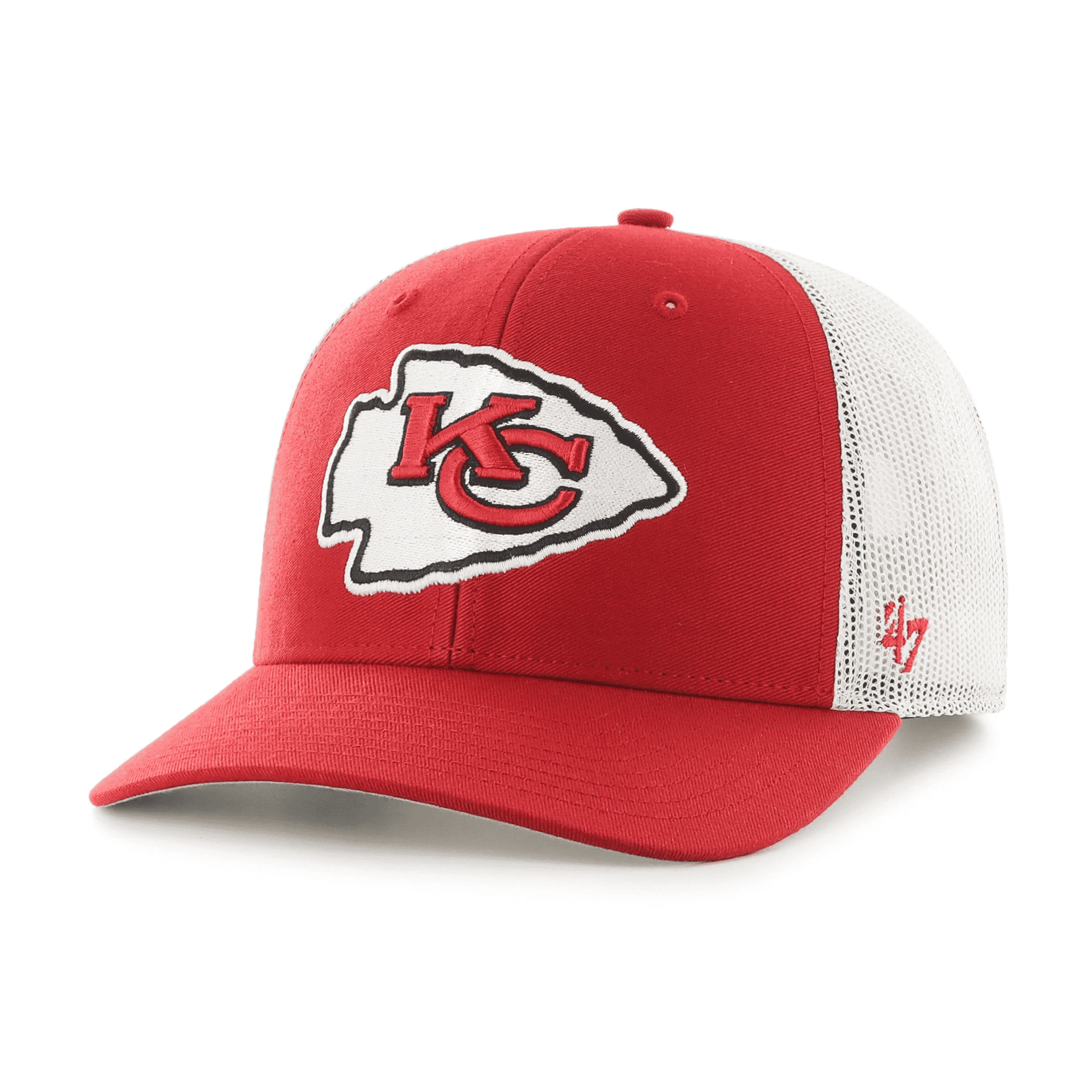 Kansas City Chiefs Red/White '47Brand Trucker Hat