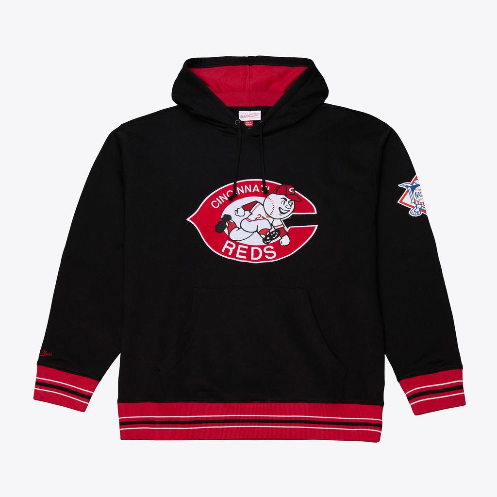 Cincinnati Reds Playoff Win Mitchell and Ness Hooded Sweatshirt