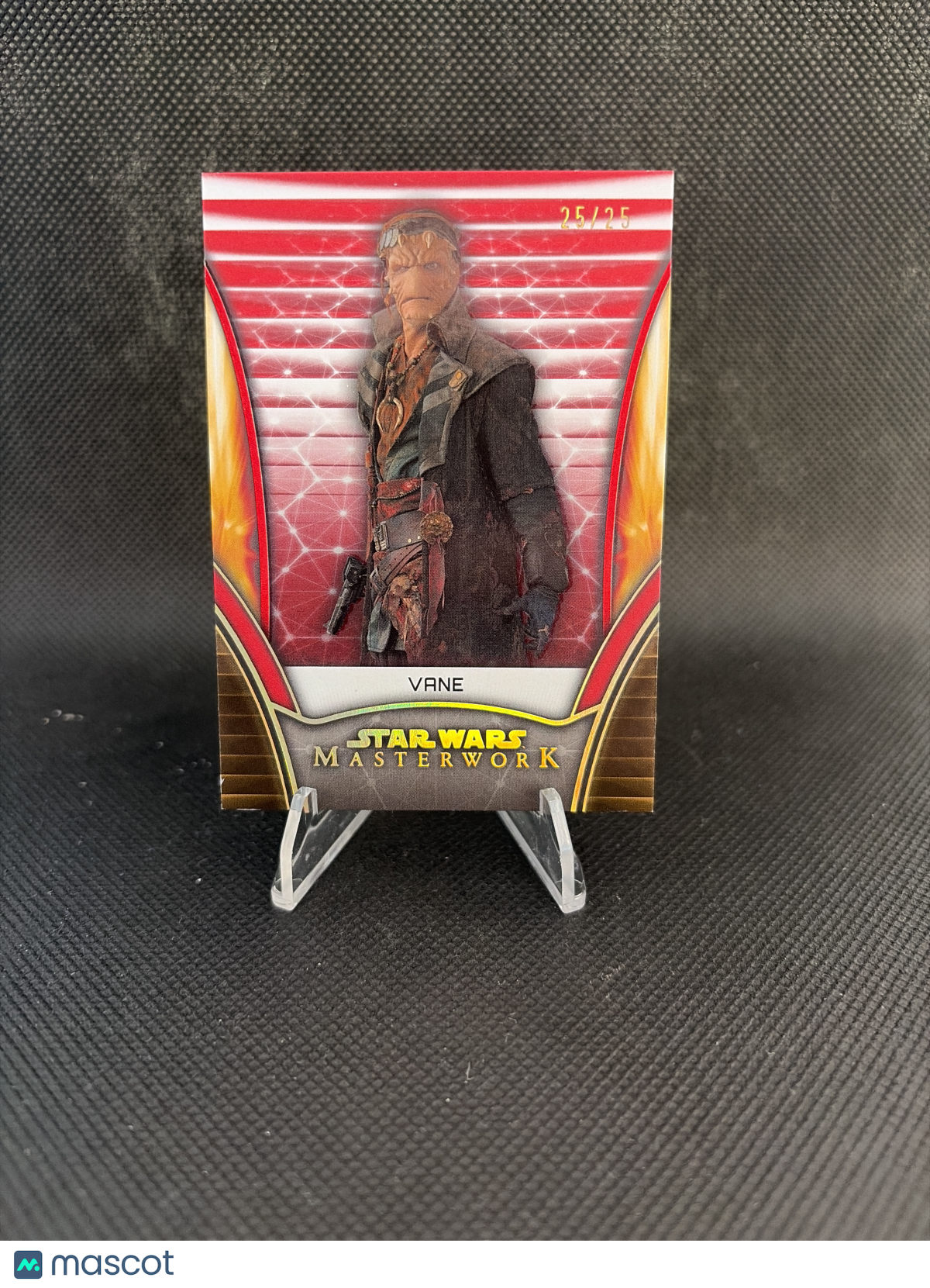 2025 Topps Star Wars Masterwork Vane Red Foil /25