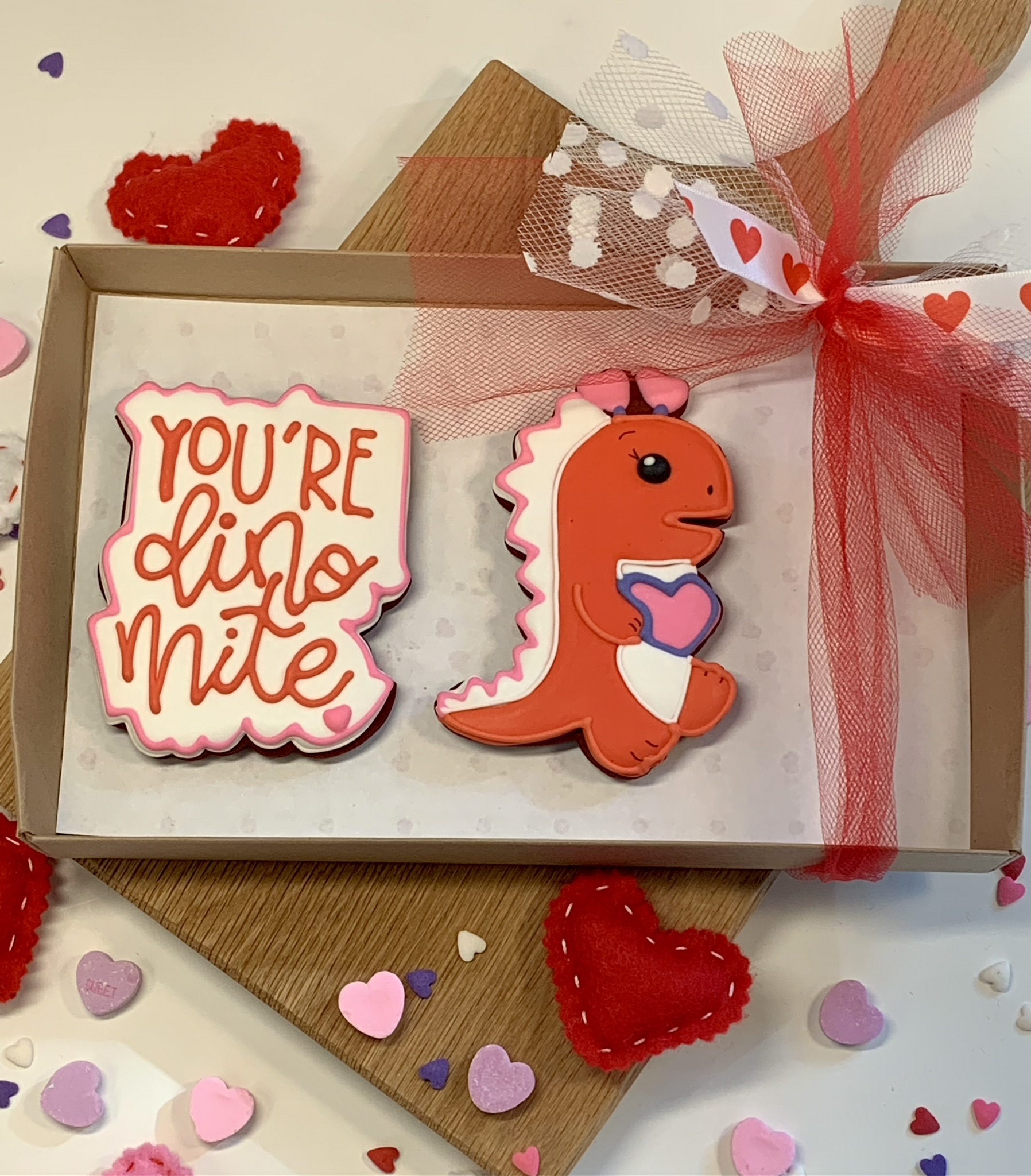 Two Cookie Set:  Dino