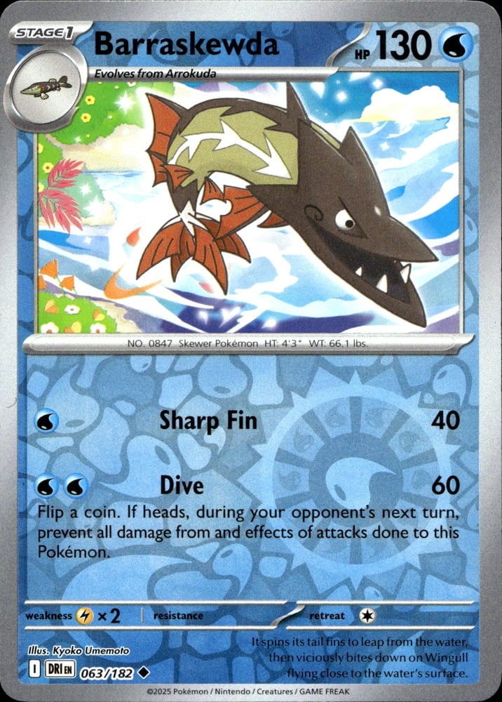 Barraskewda - SV10 63/182