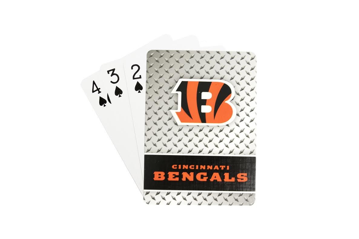 Cincinnati Bengals Diamond Plate Playing Cards