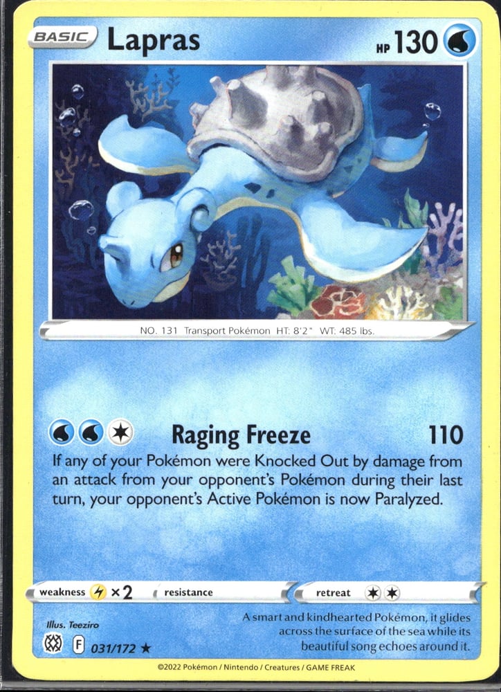 Lapras - SWSH9 31/172