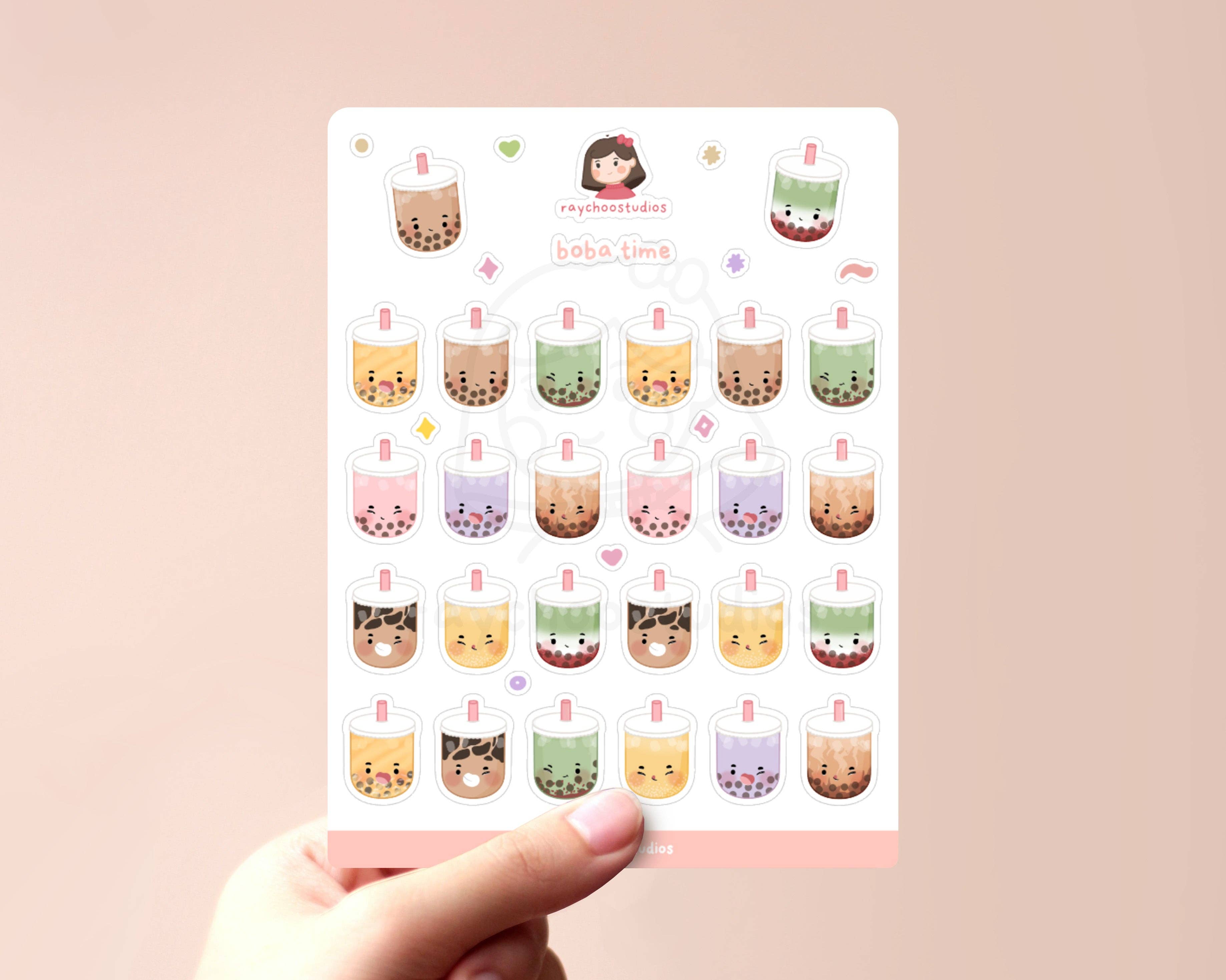 Boba Time Sticker Sheet