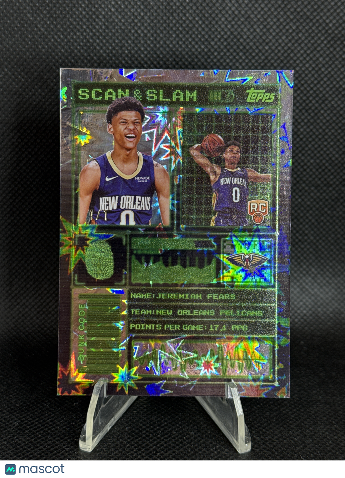 2025 Topps Scan & Slam Jeremiah Fears #SS-32 1/1