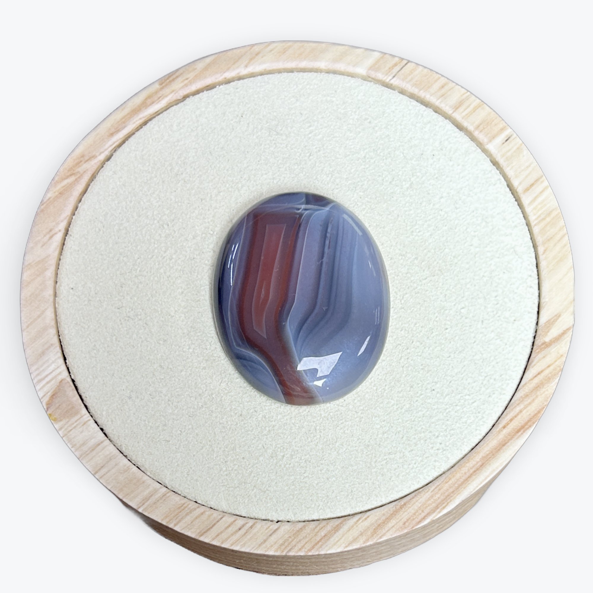 Cabochon Agate Botswana — stock Valence