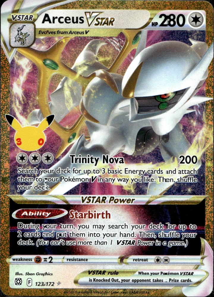 Arceus VSTAR - 30TH-C 27/30