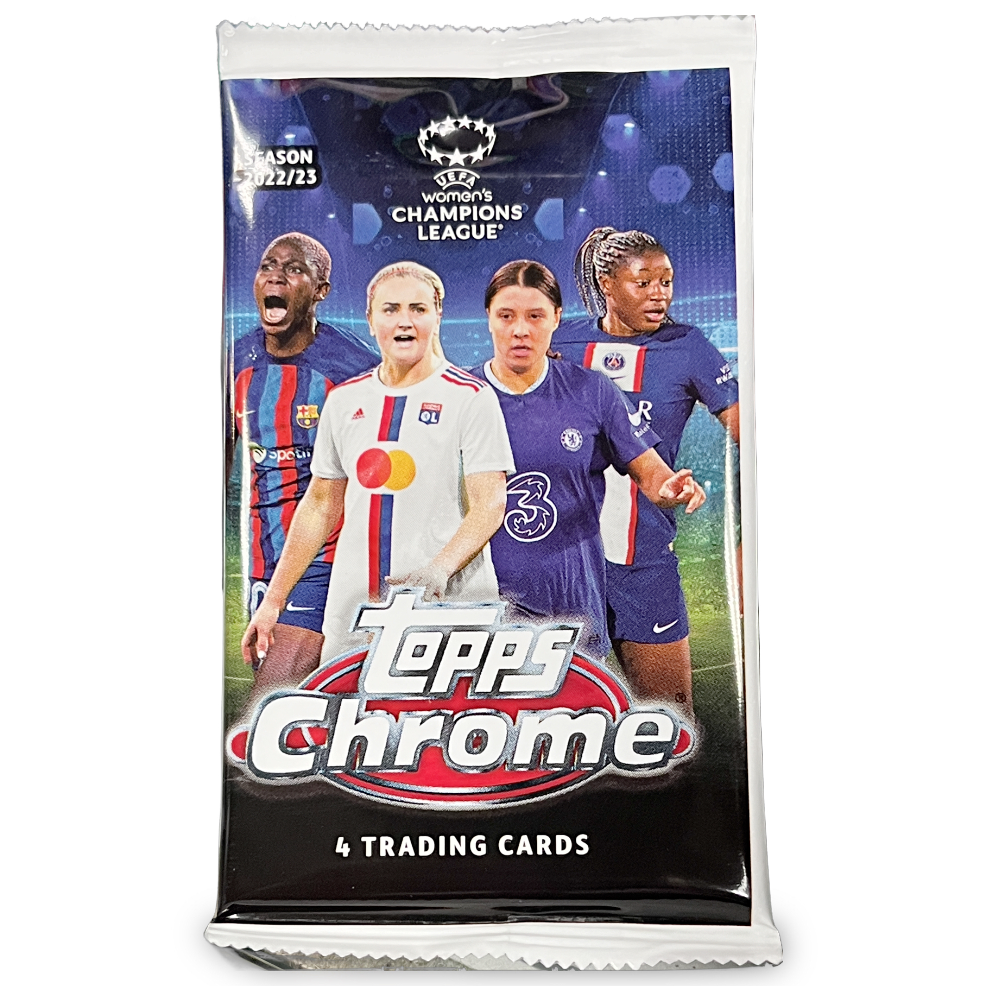 2022/23 Topps Chrome UEFA Women's Champions League Soccer Pack