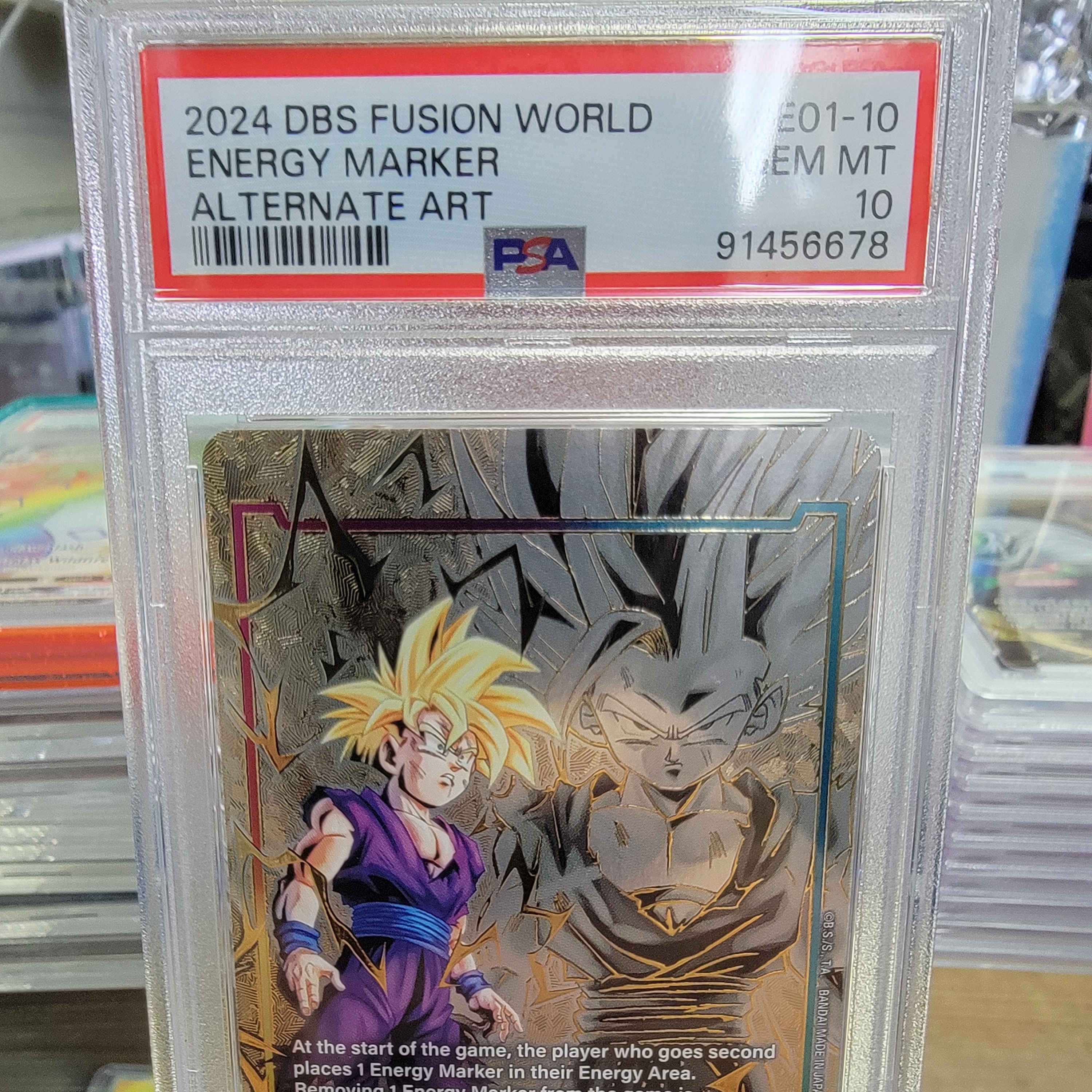 Psa 10 Gohan Energy Marker E01-10