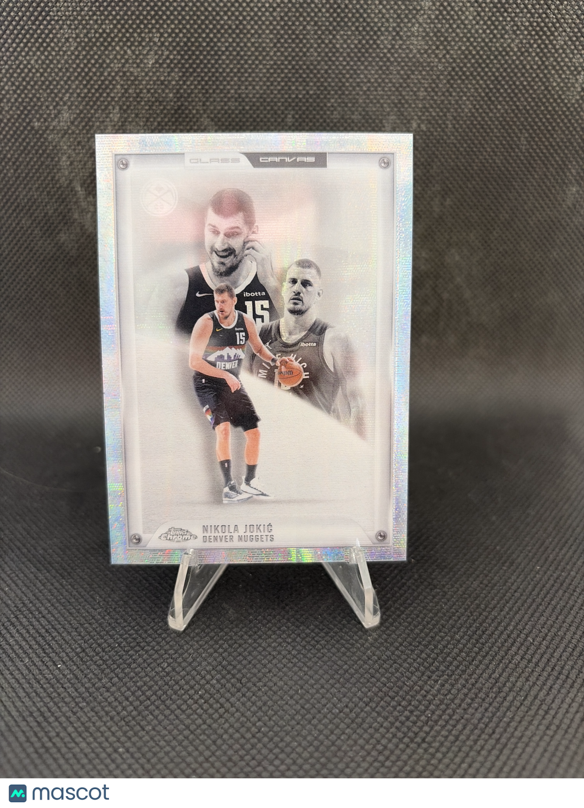2025 Topps Chrome Update Basketball Nikola Jokic Glass Canvas SSP #GC-6