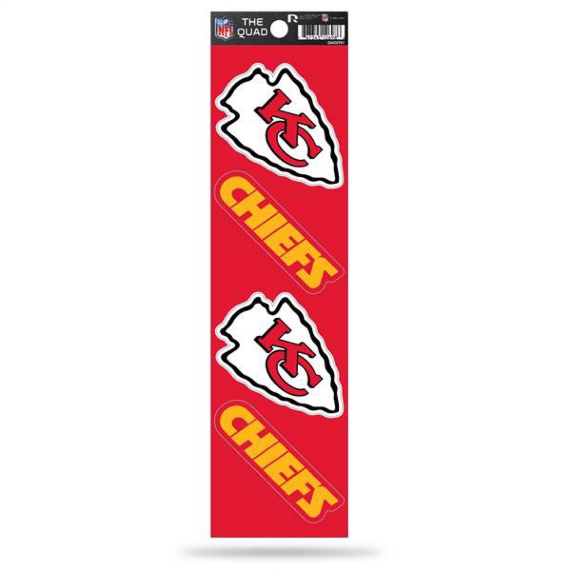 Kansas City Chiefs Quad Decals