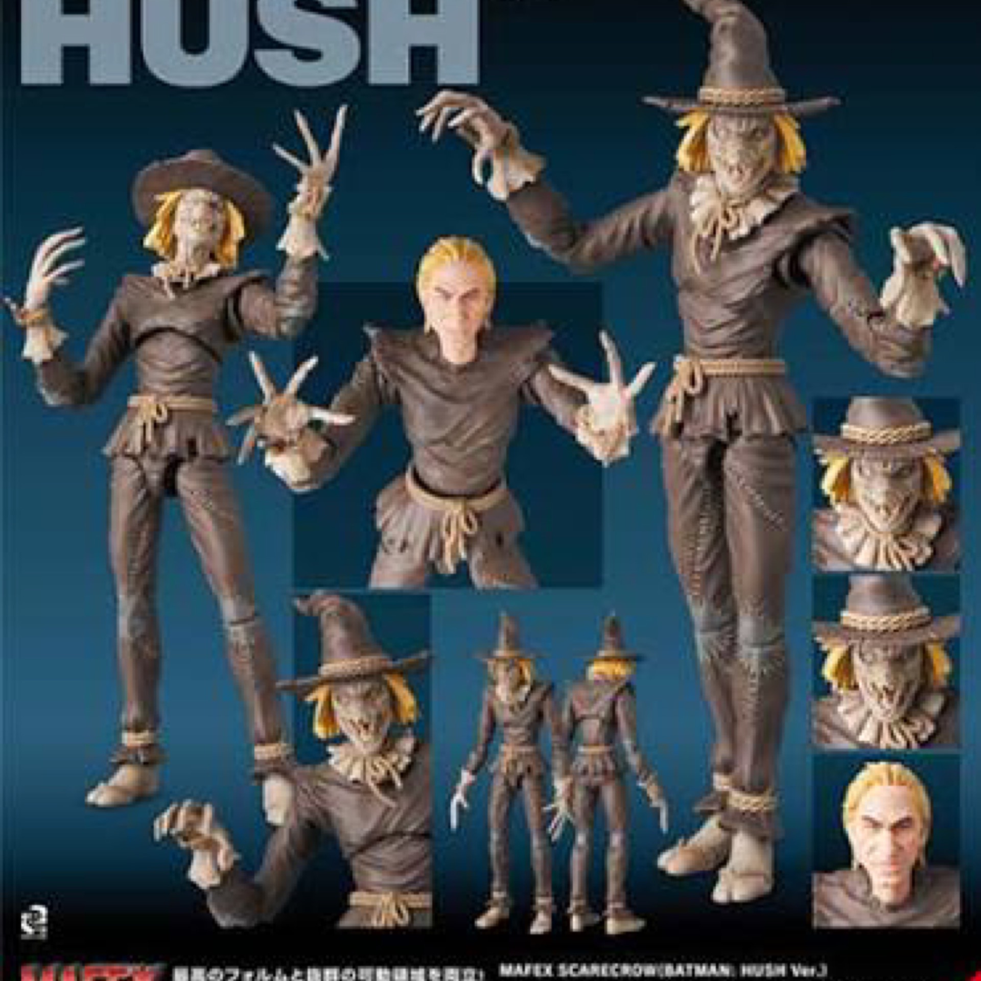 BATMAN HUSH SCARECROW MAFEX AF