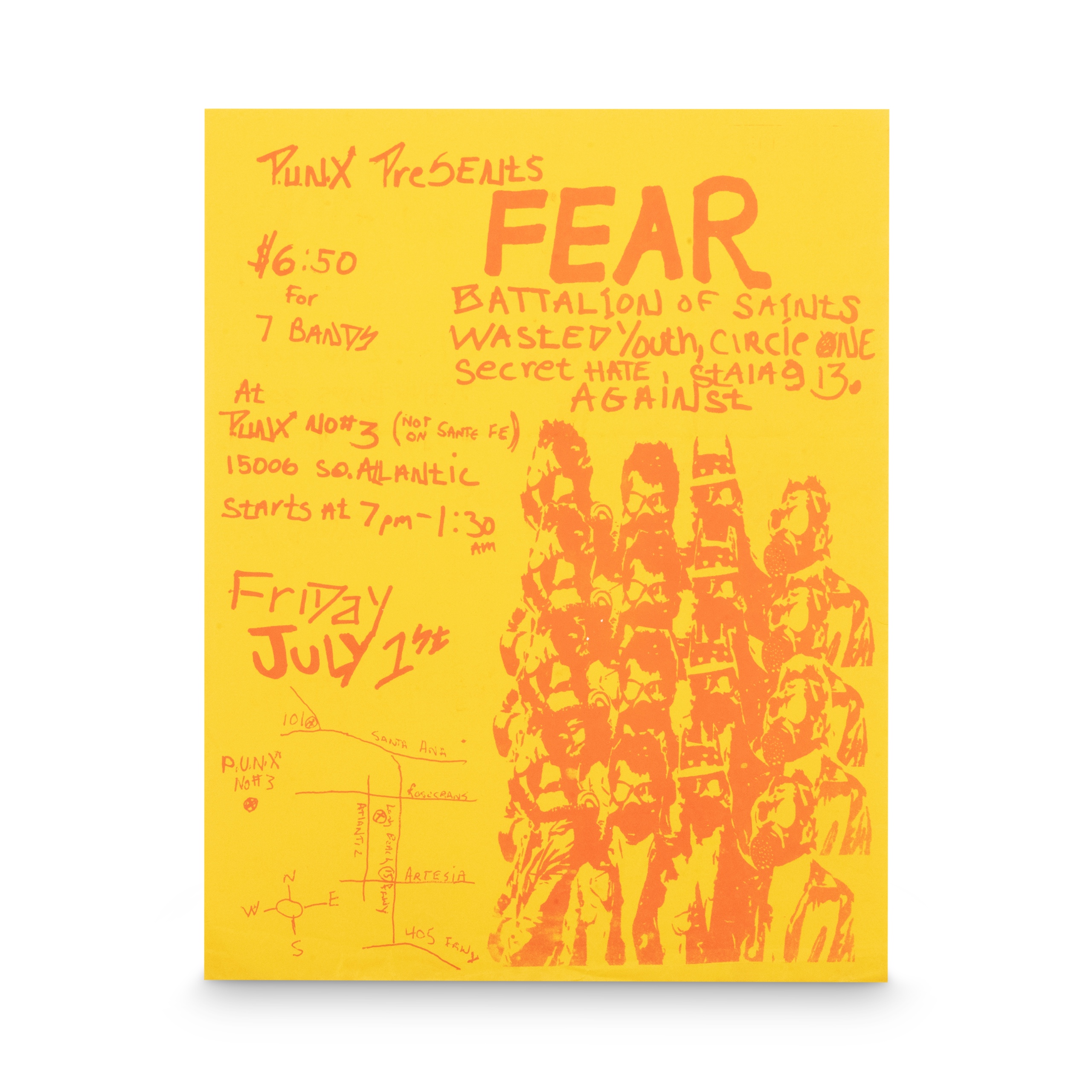 Fear -- 1983 [Handbill]