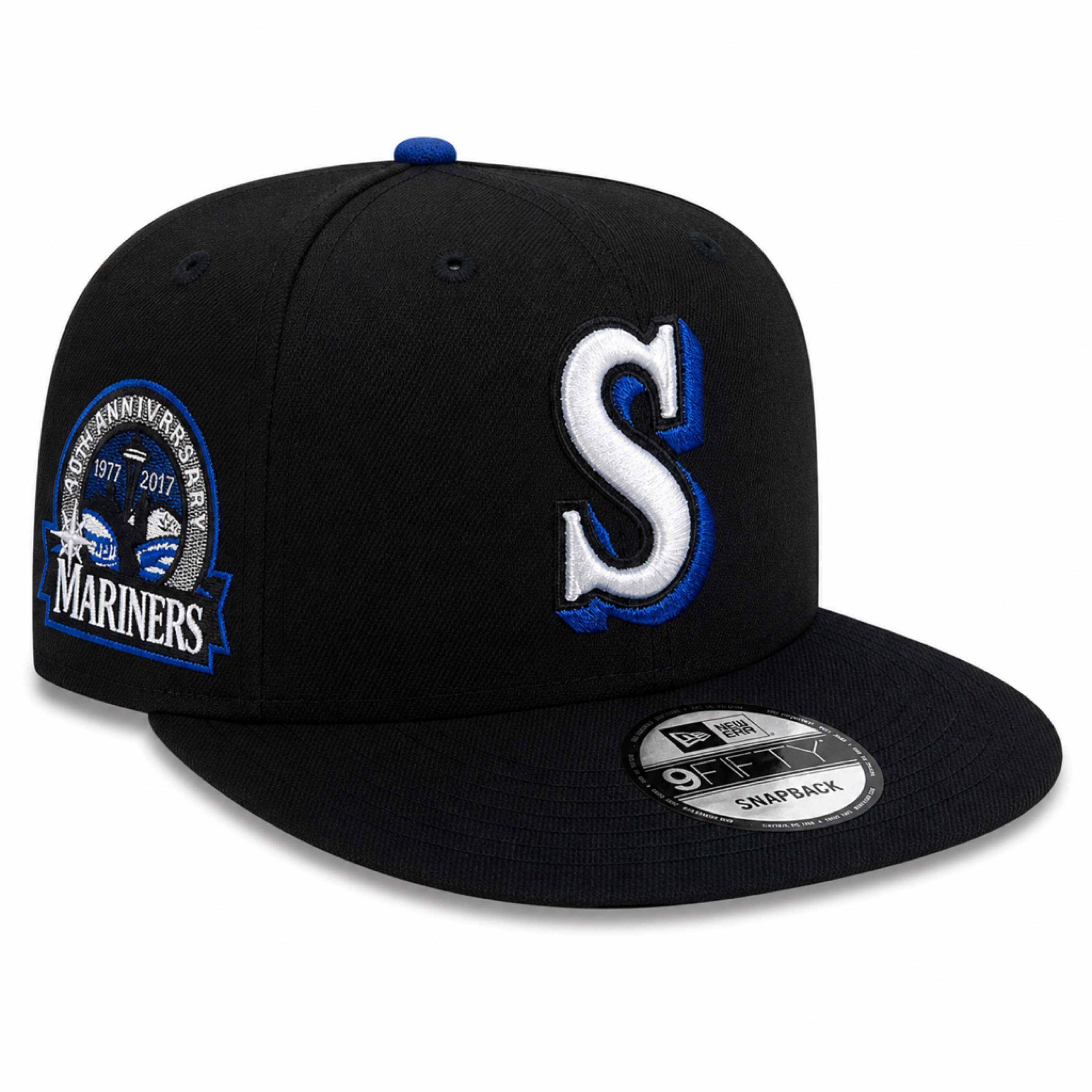 Seattle Mariners Black New Era 9FIFTY 30th Anniversary Snapback Hat