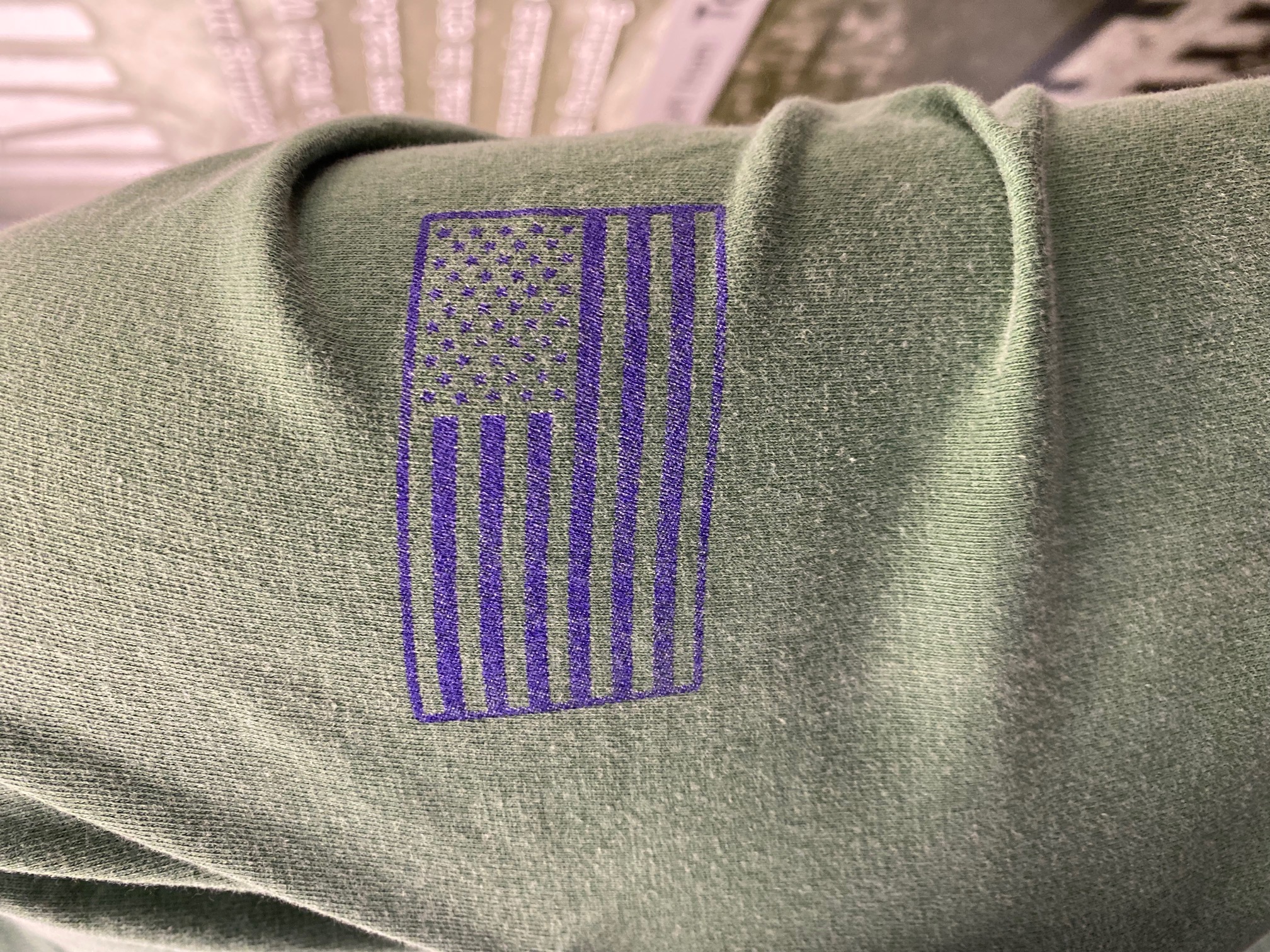 10th Mountain Division Green Long sleeve T-Shirt