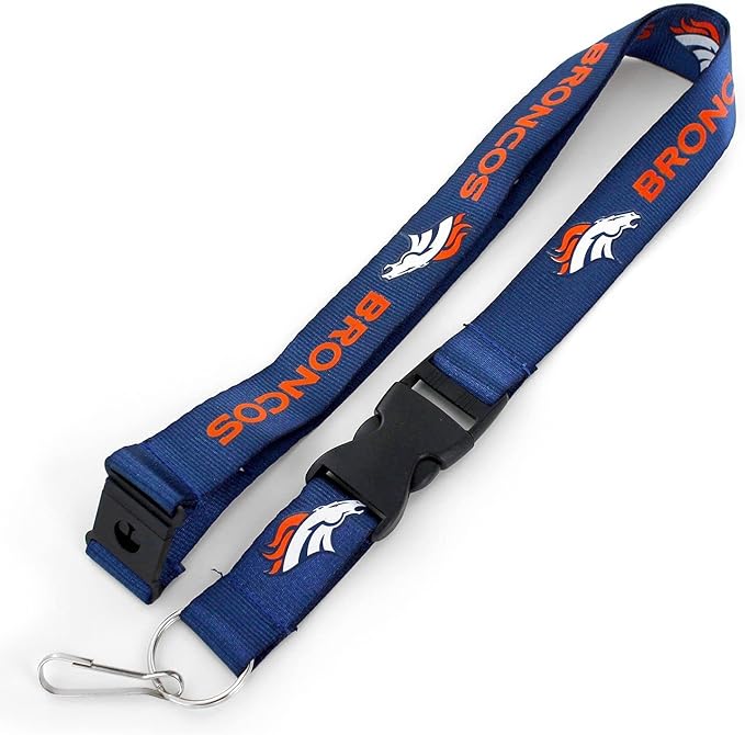 Denver Broncos Blue Lanyard