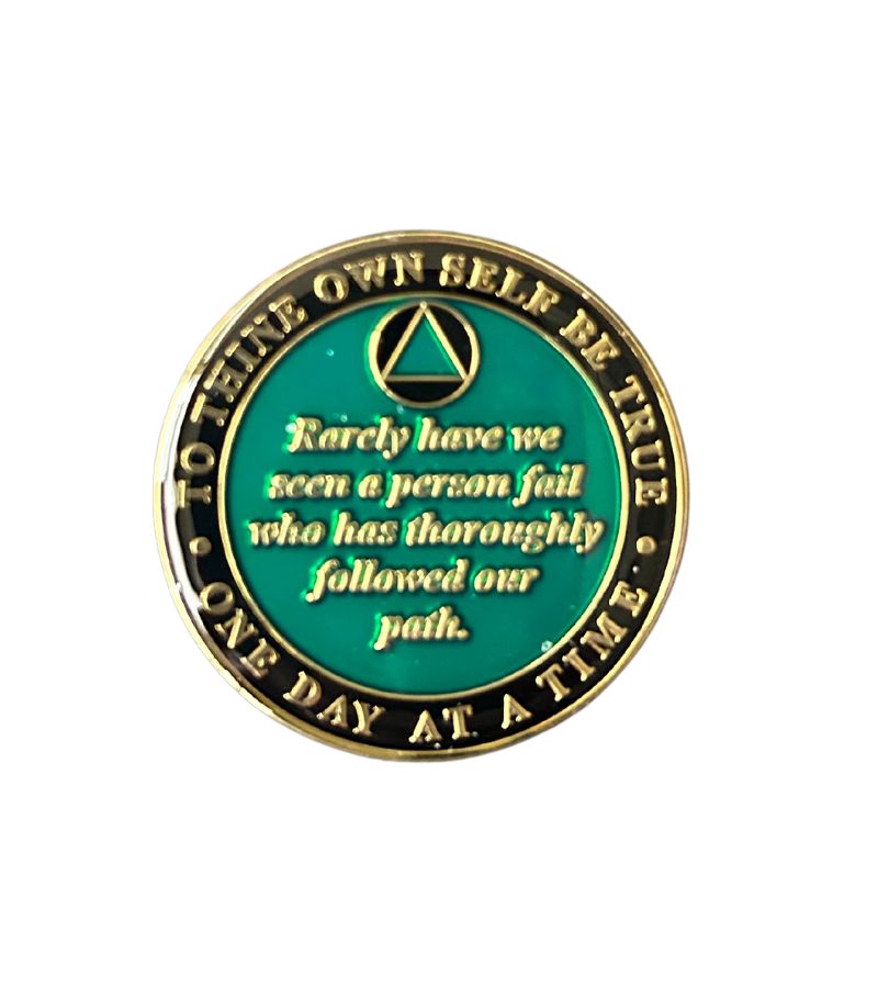 Bill and Bob Green Black and Gold Triplate