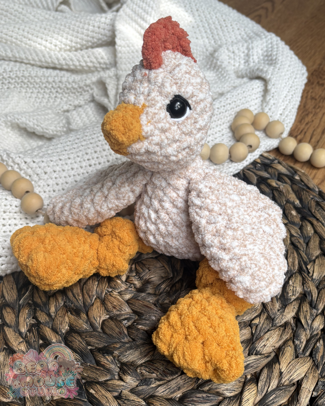 Chicken Knotted Mini Plushie preview image