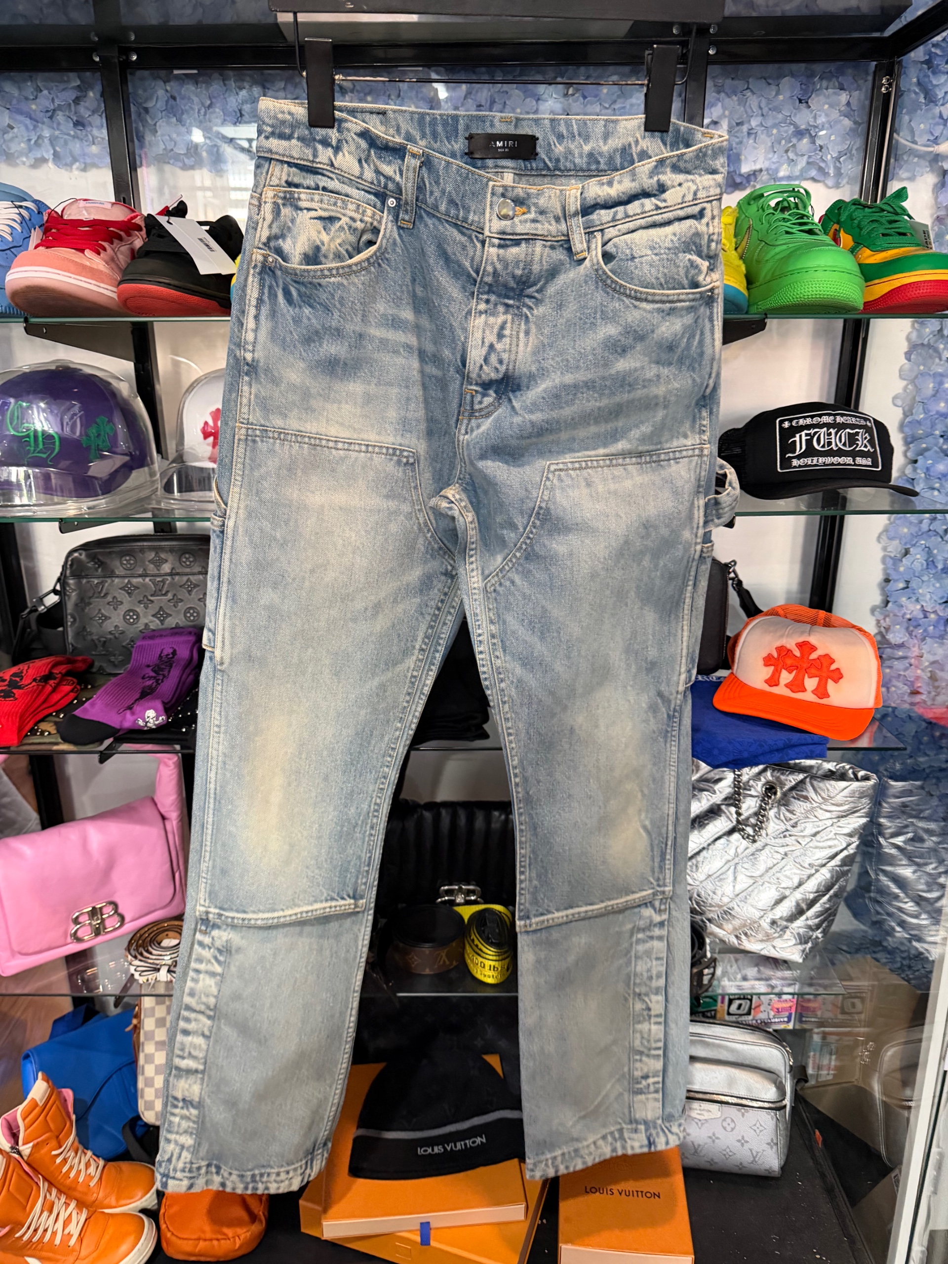 Amiri Double Knee Carpenter Jeans  ( USED )