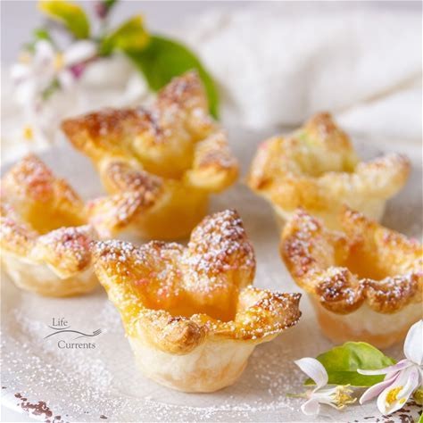 Photo of Mini Lemon Curd Tarts Puff Pastries