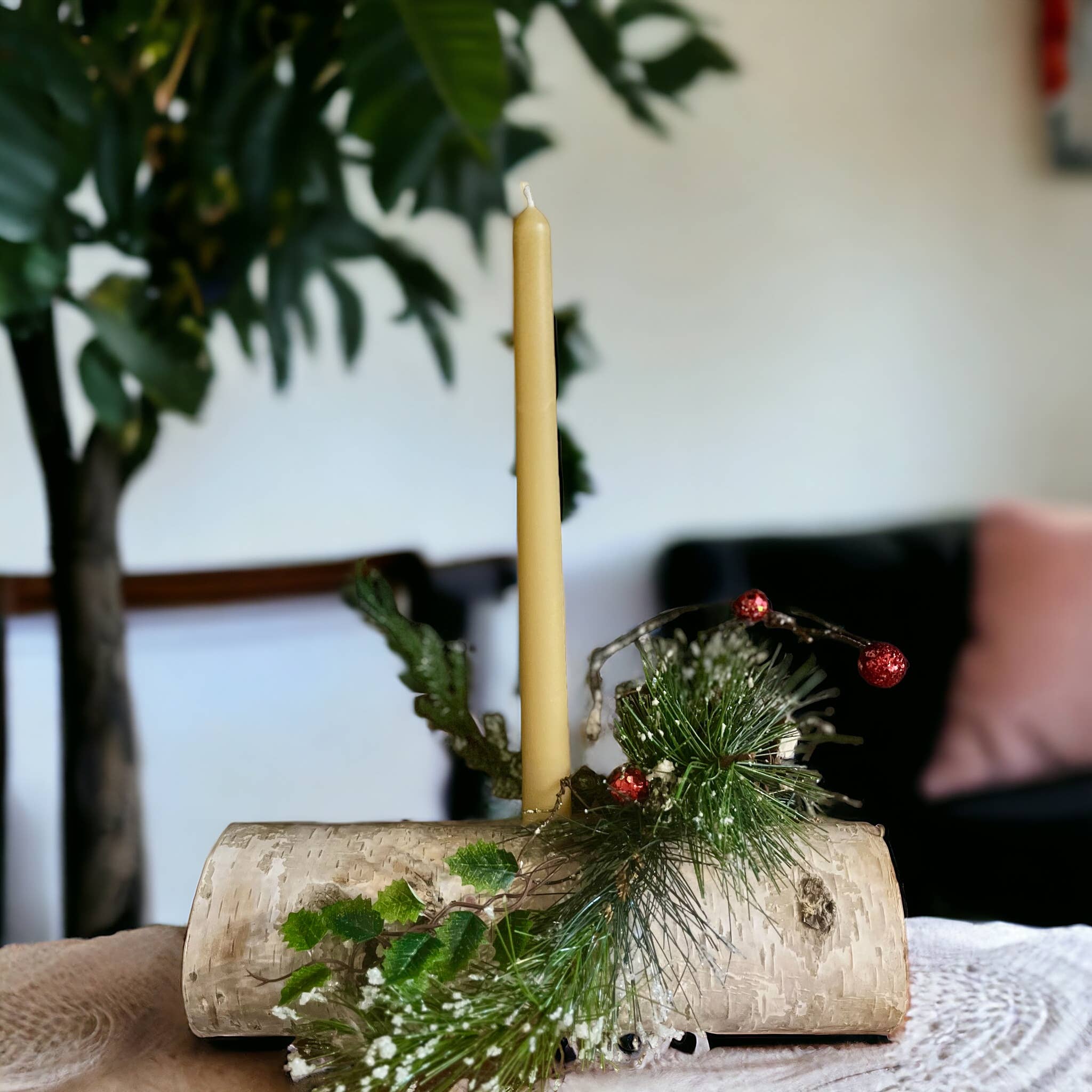 Beeswax Taper Candles