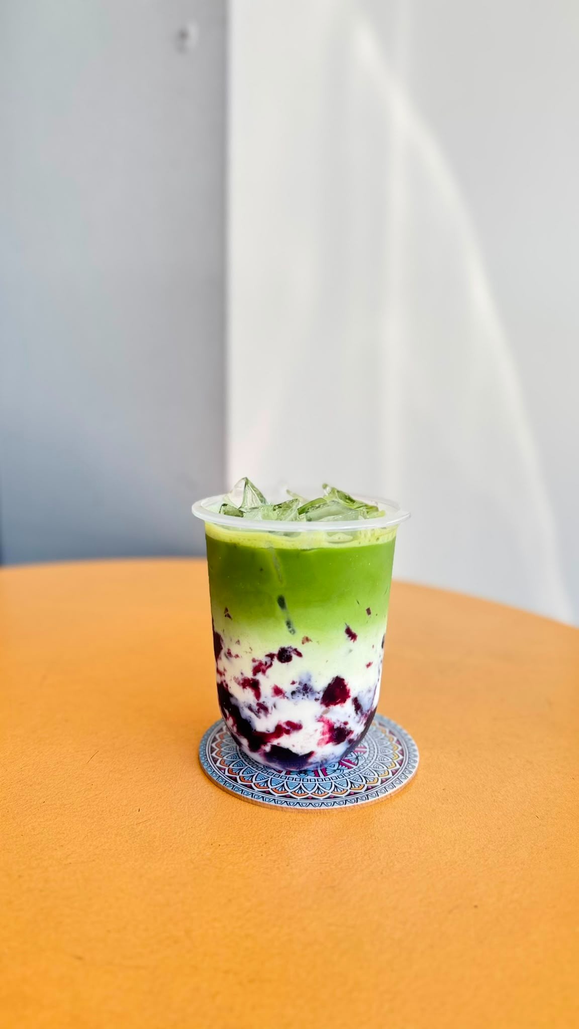 Blueberry Matcha Latte (L)