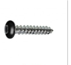 #6x5/8" Pan-Head (Square) Metal Screw Black