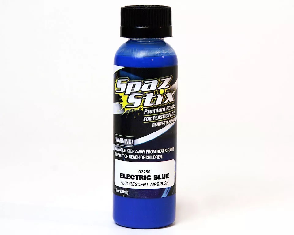 Electric Blue Fluorescent Airbrush Paint 2oz 02250