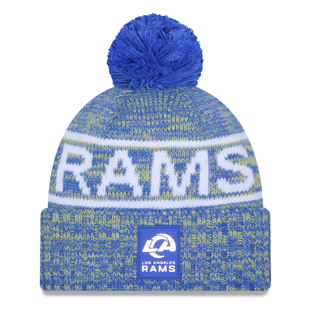Los Angeles Rams 2025 Royal Blue Sideline Beanie