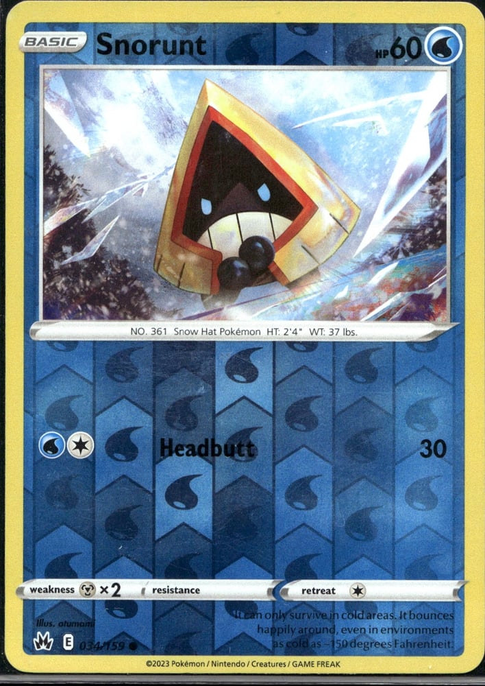 Snorunt - SWSH12.5 34/159