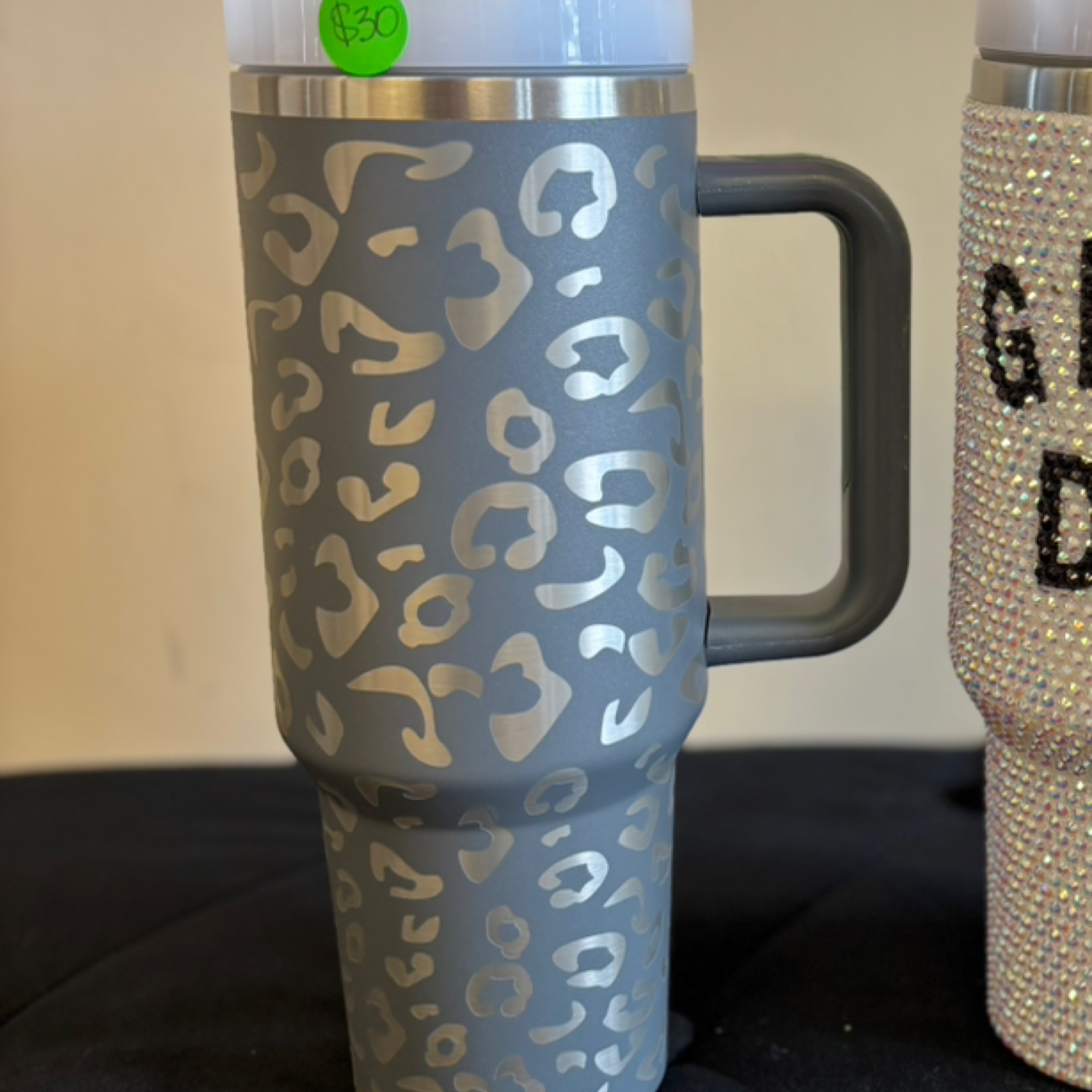 Tumbler 40 oz animal print — Bama Tan boutique, Tuscaloosa AL