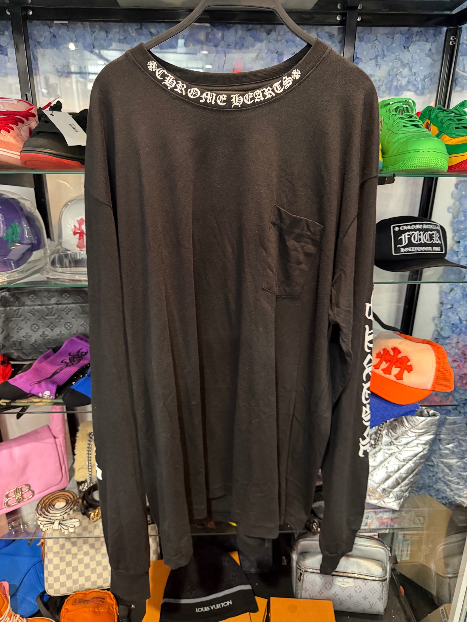 Chrome Hearts Neck Logo LS Shirt ( NEW)
