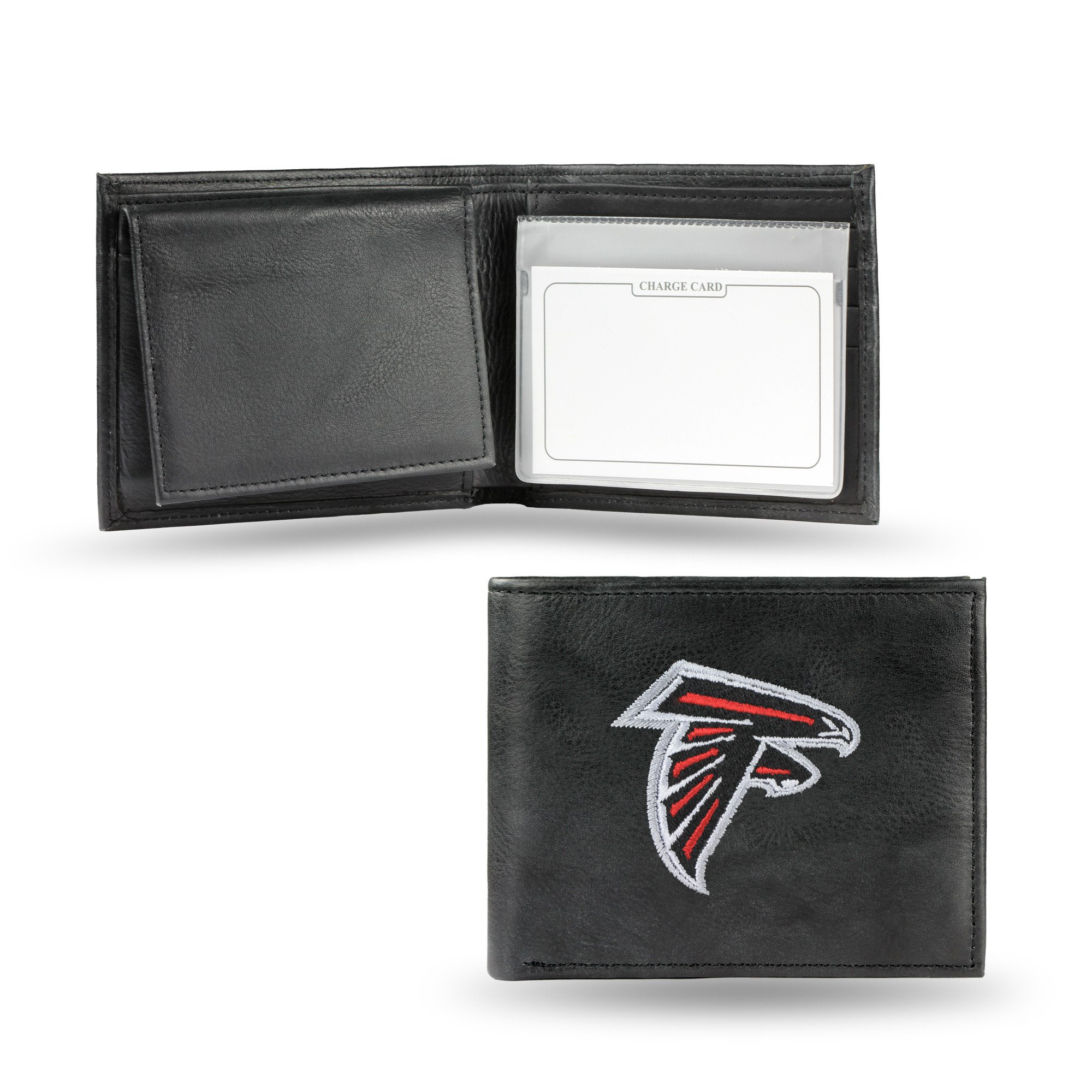 Atlanta Falcons Embroidered Leather Bi-Fold Wallet