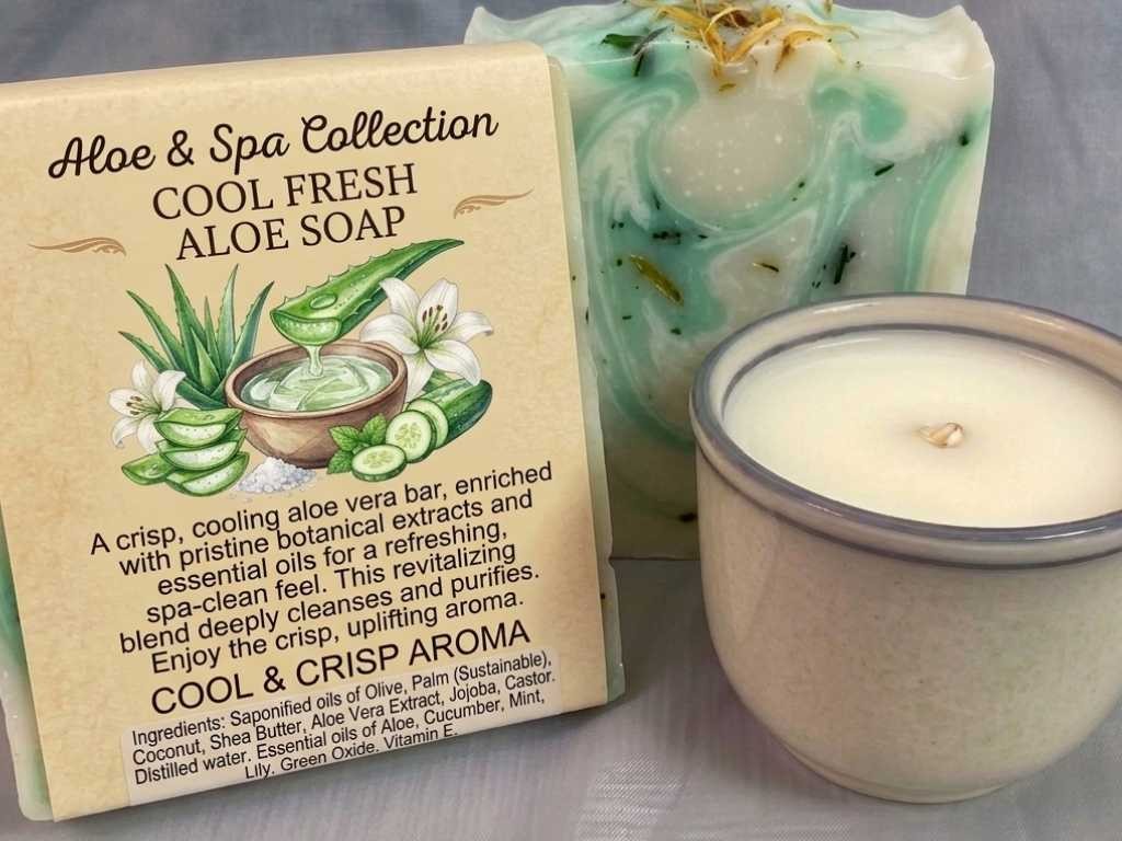 Cool Fresh Aloe Soap