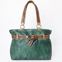 AD Soft Leather Handbag Teal
