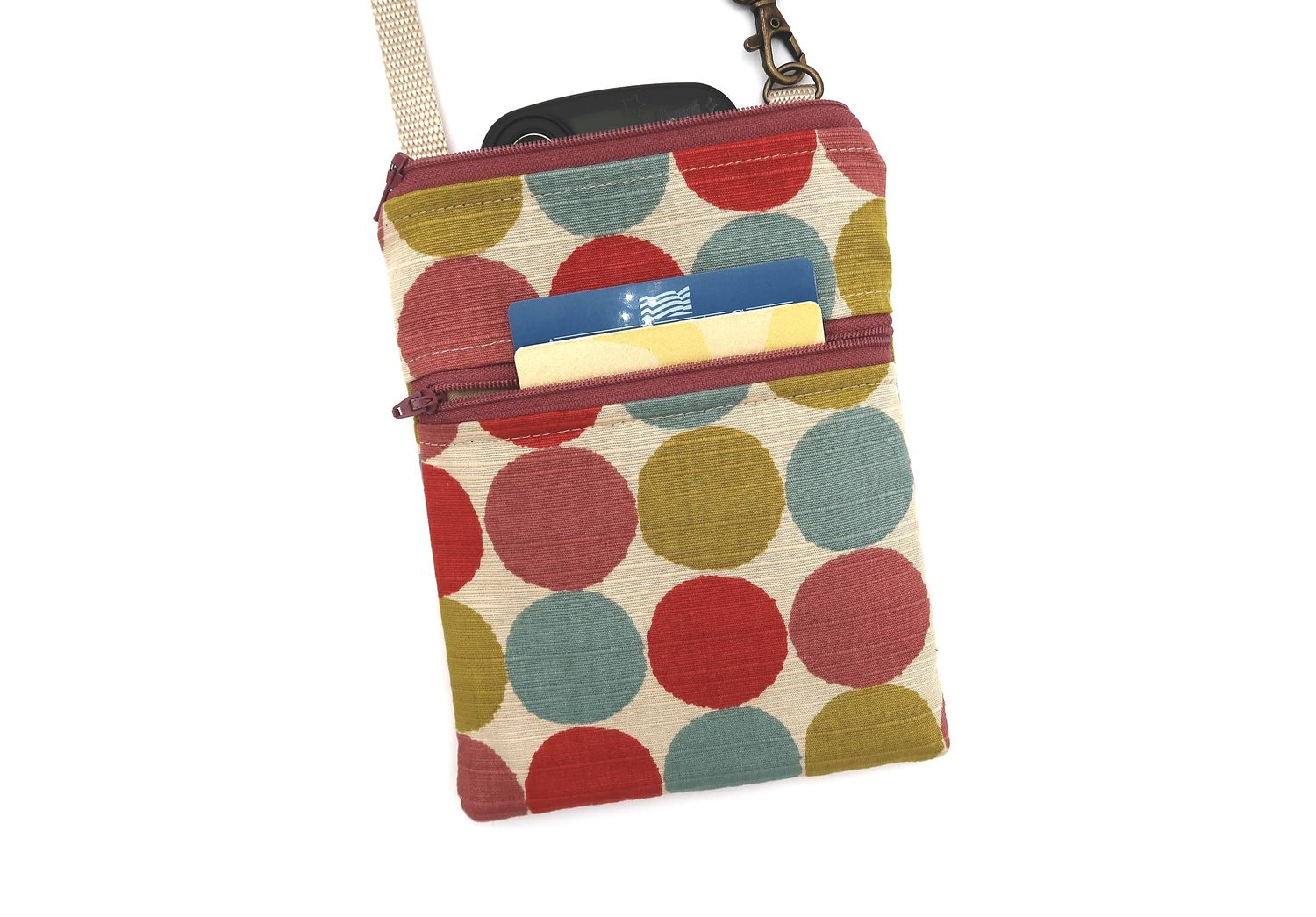 Small Crossbody Bag – Painted Circles, photo 3 of 6