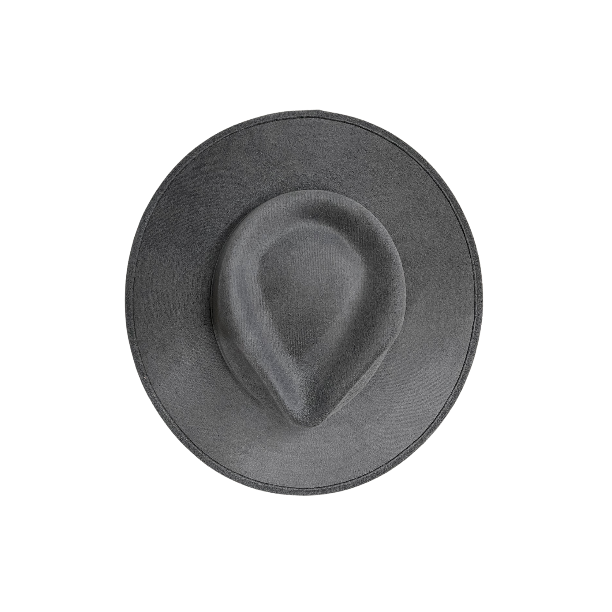 Vegan Suede Tear Drop Hat