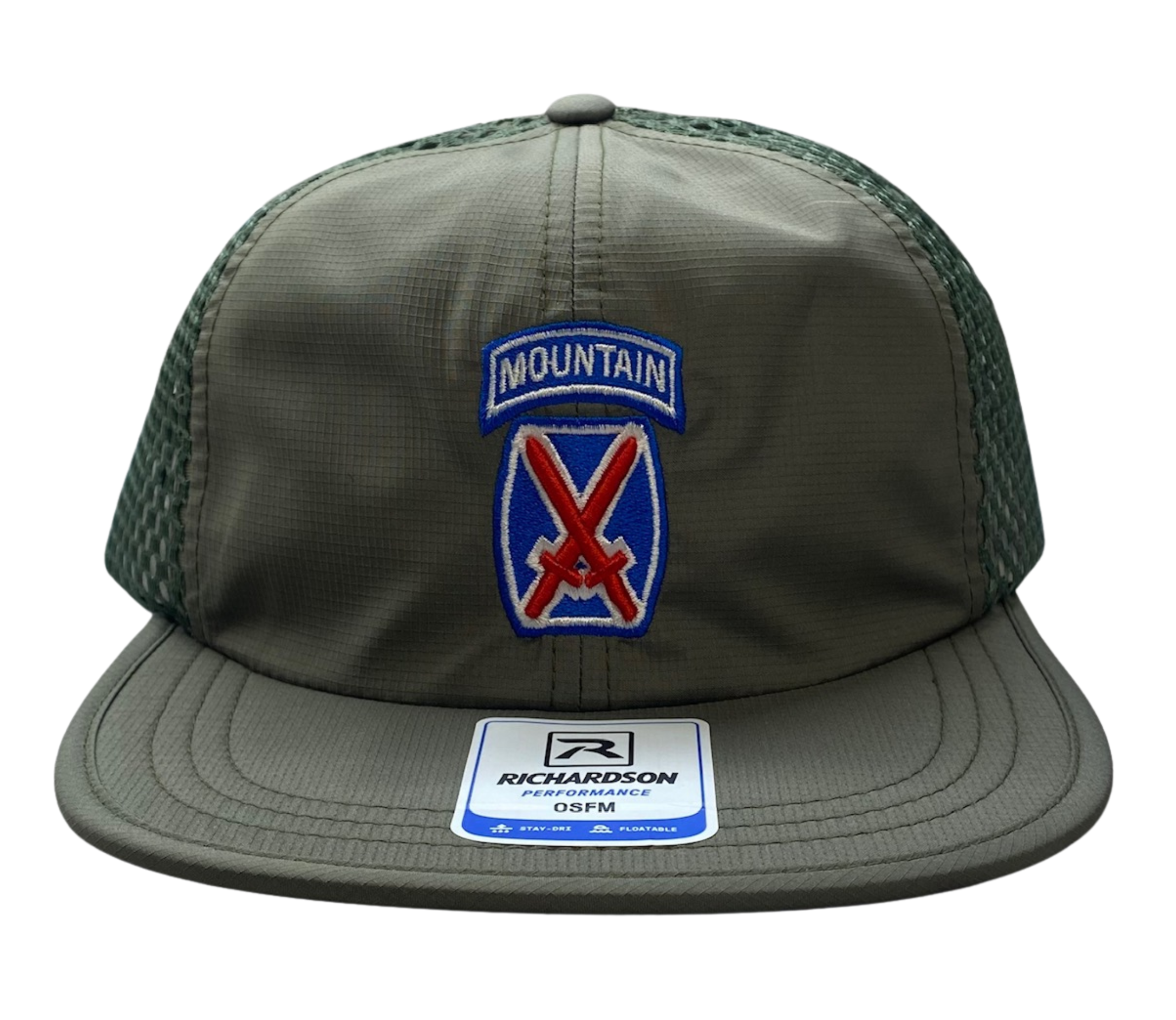 10th Mountain Division Olive Green Camper Hat