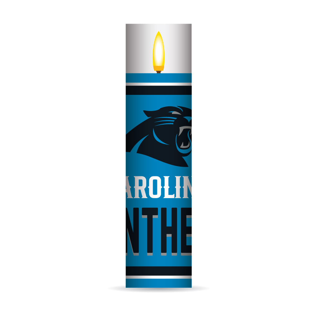 Carolina Panthers Electronic Candle