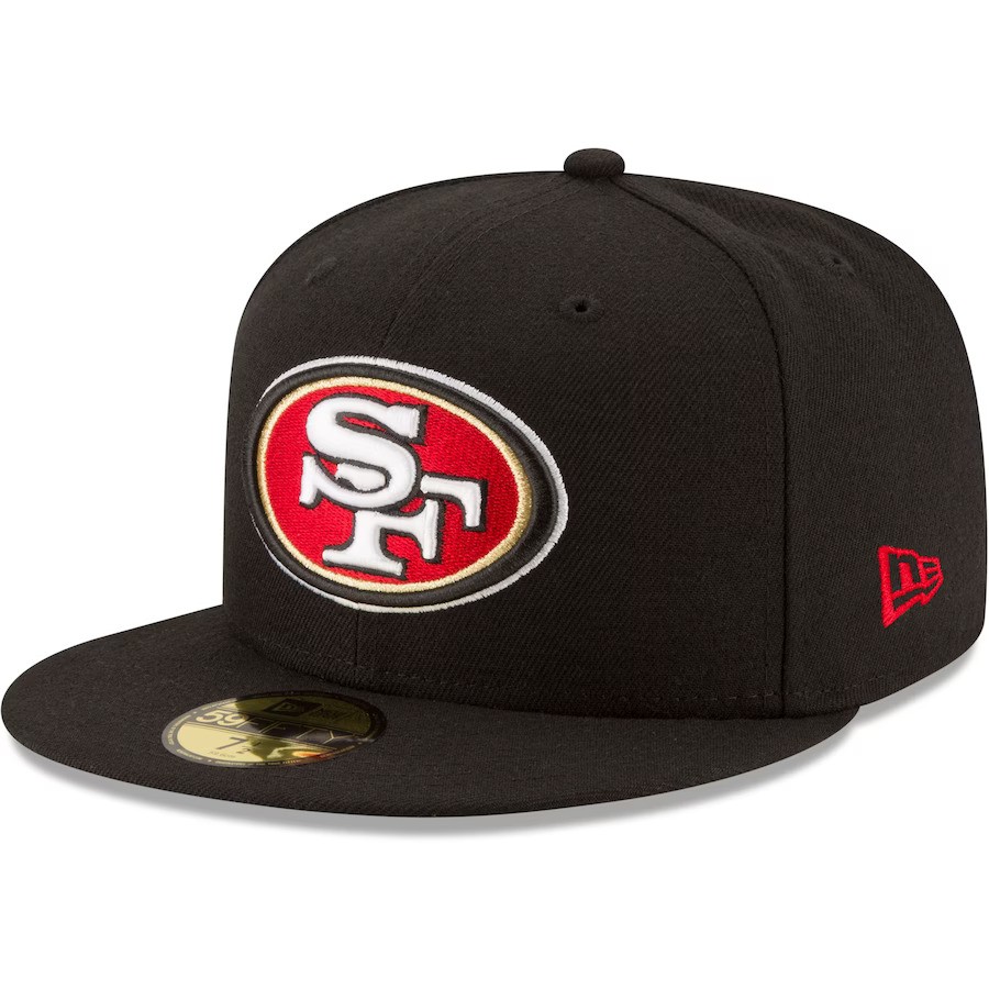 San Francisco 49ers Black New Era 59FIFTY Hat