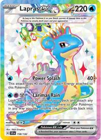 Lapras ex - 158/142 Ultra Rare