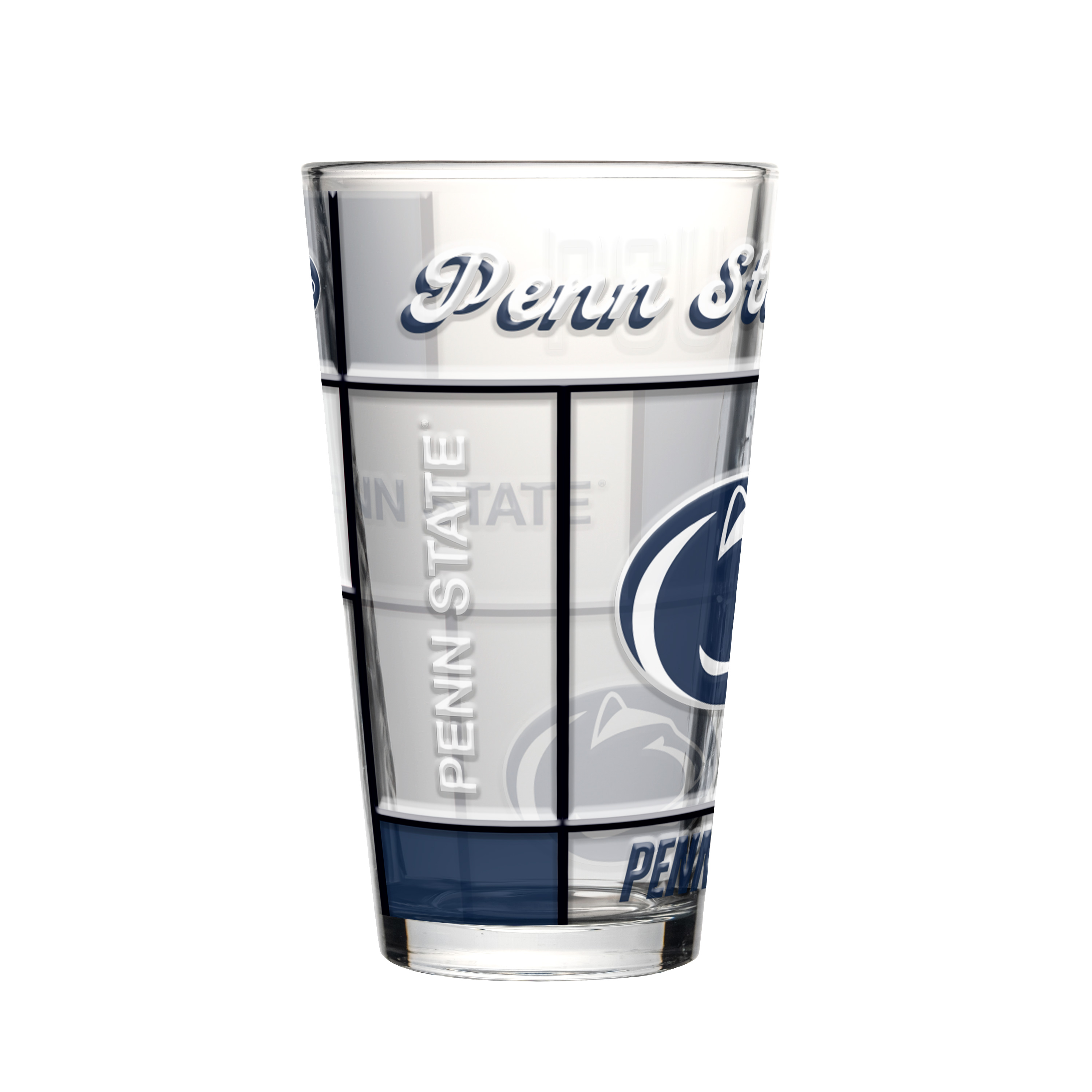 Penn State Nittany Lions Boxed Quilted Stained Pint Glass 16oz