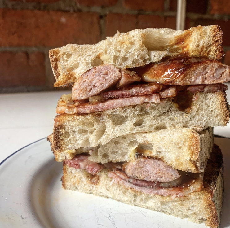 Bacon & Sausage Sandwich / Batch